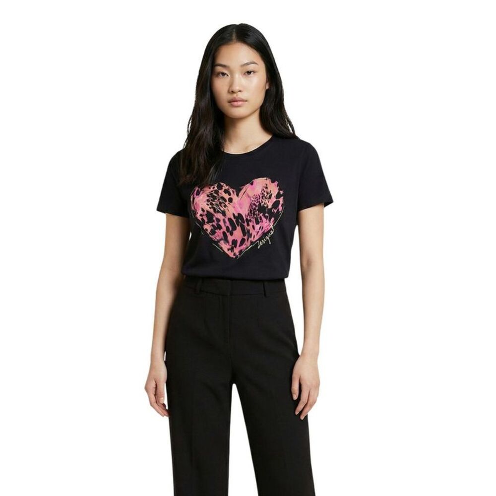 Desigual Black Cotton Women's T-Shirt